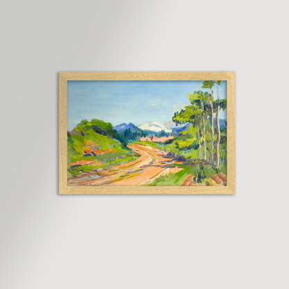 Winding Road Archival Reproduction Art Print