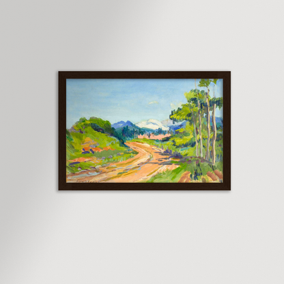 Winding Road Archival Reproduction Art Print