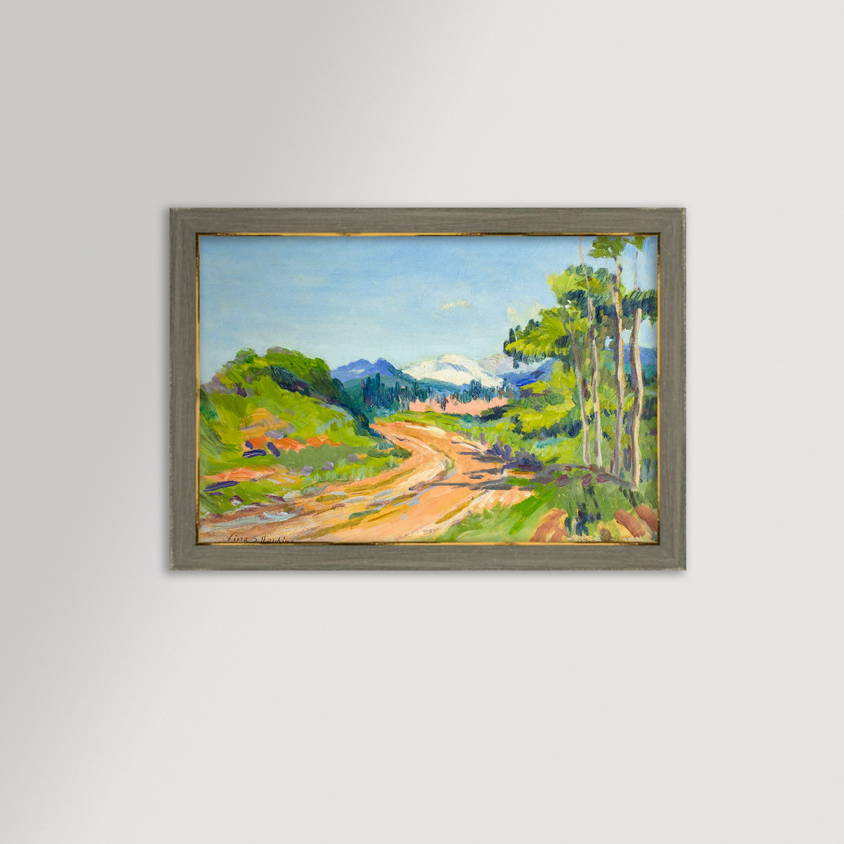 Winding Road Archival Reproduction Art Print