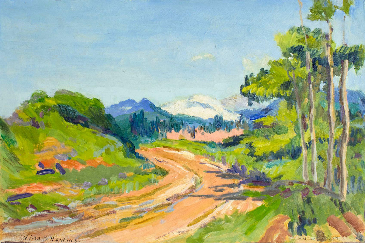 Winding Road Archival Reproduction Art Print