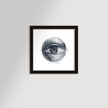 Eye with Arrow Archival Reproduction Art Print