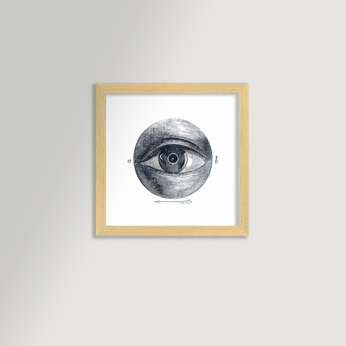 Eye with Arrow Archival Reproduction Art Print