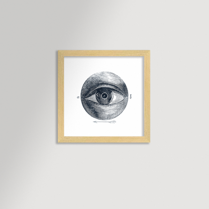 Eye with Arrow Archival Reproduction Art Print