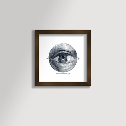 Eye with Arrow Archival Reproduction Art Print
