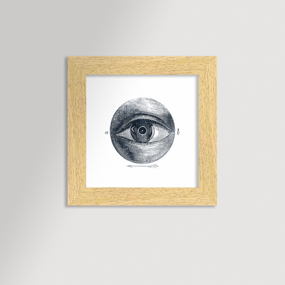 Eye with Arrow Archival Reproduction Art Print