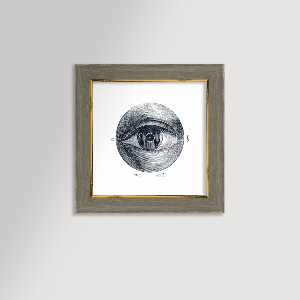 Eye with Arrow Archival Reproduction Art Print