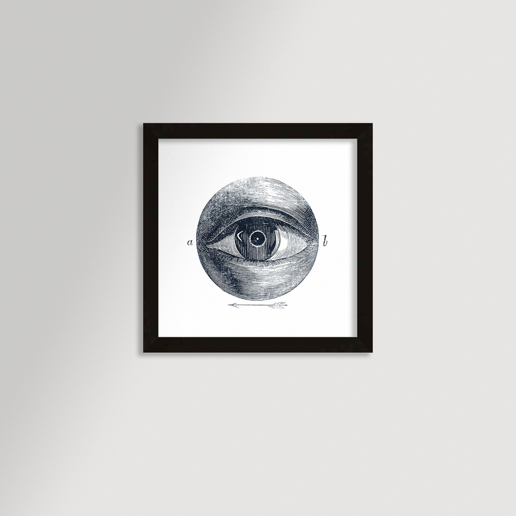 Eye with Arrow Archival Reproduction Art Print