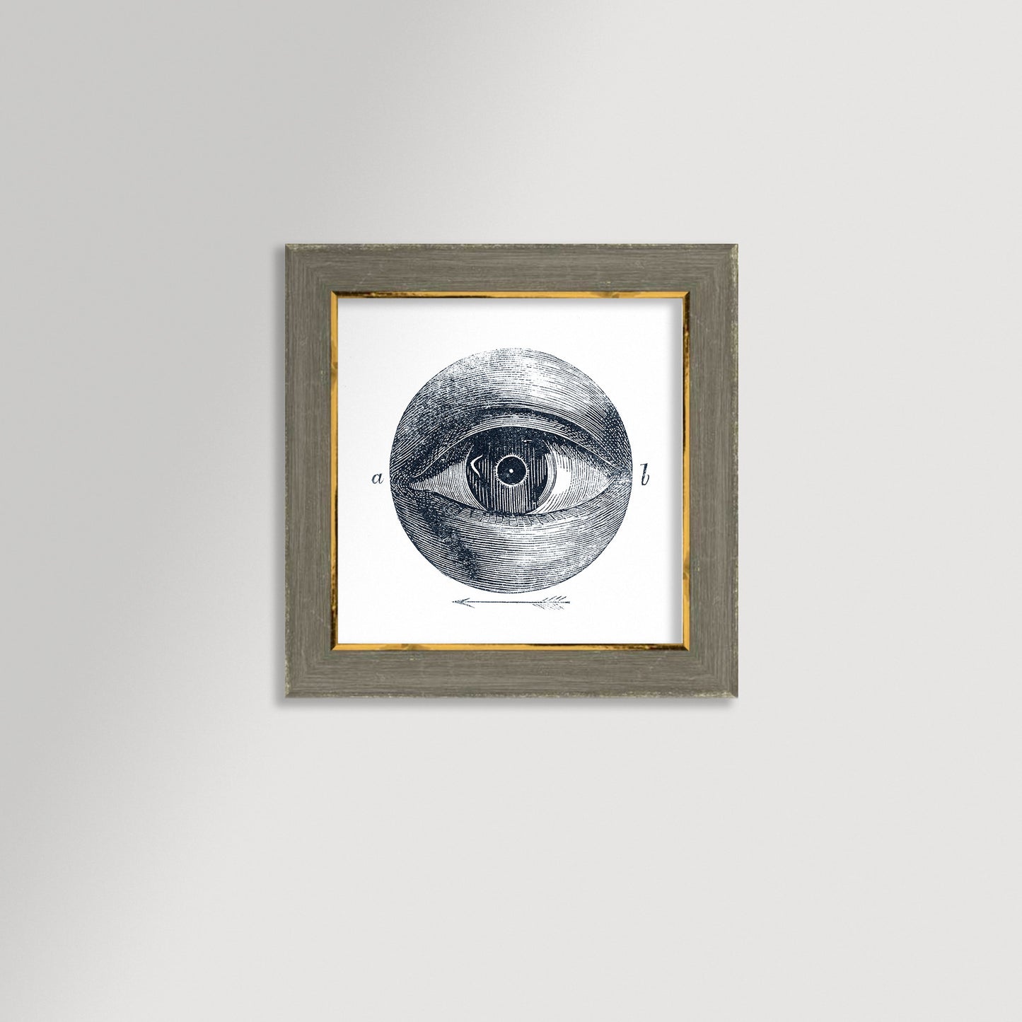 Eye with Arrow Archival Reproduction Art Print