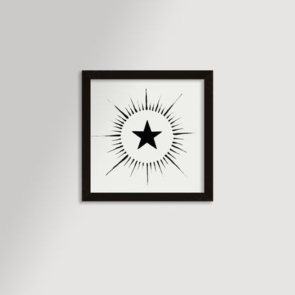 Star Beam Archival Reproduction Art Print