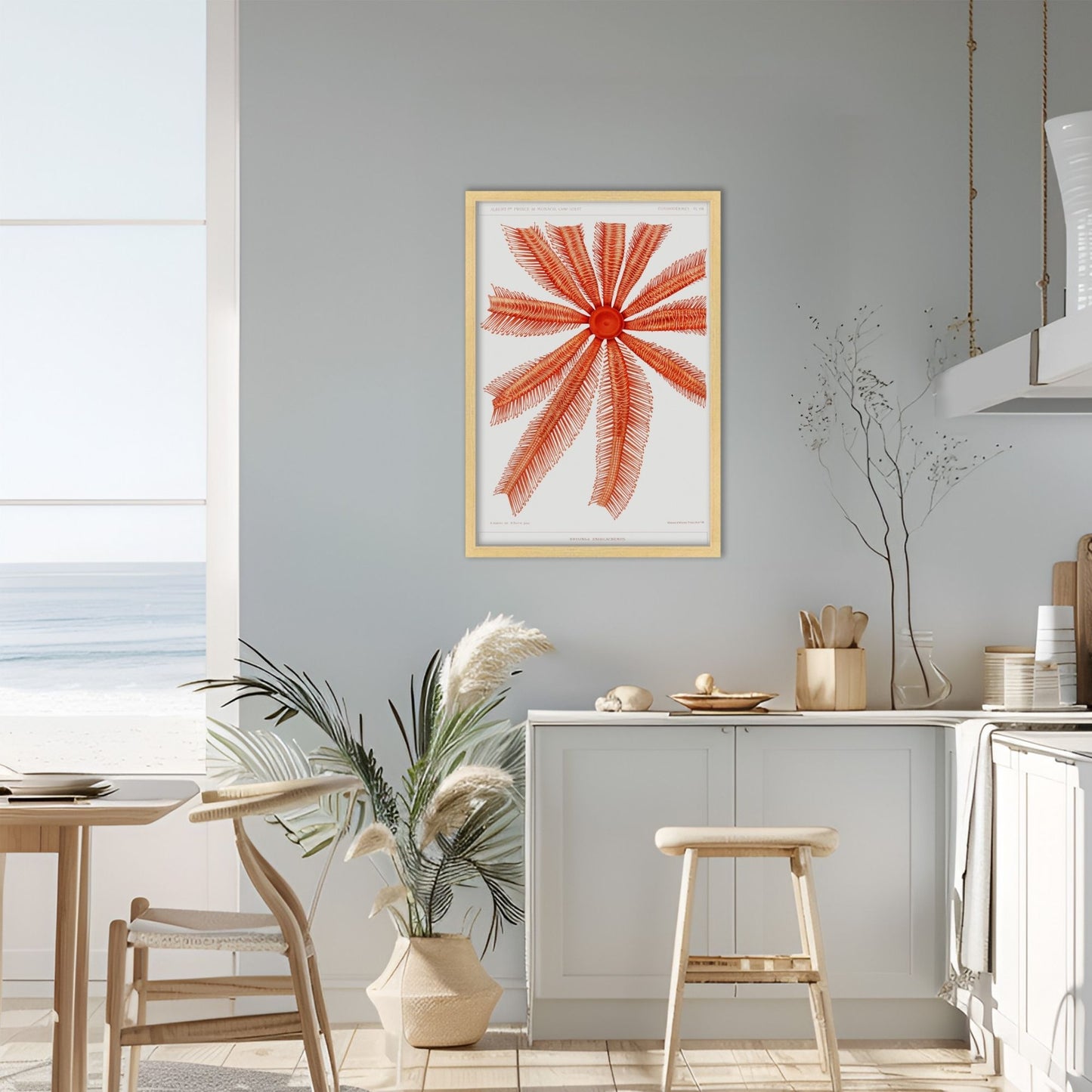 Starfish Graphic Illustration Archival Reproduction Art Print