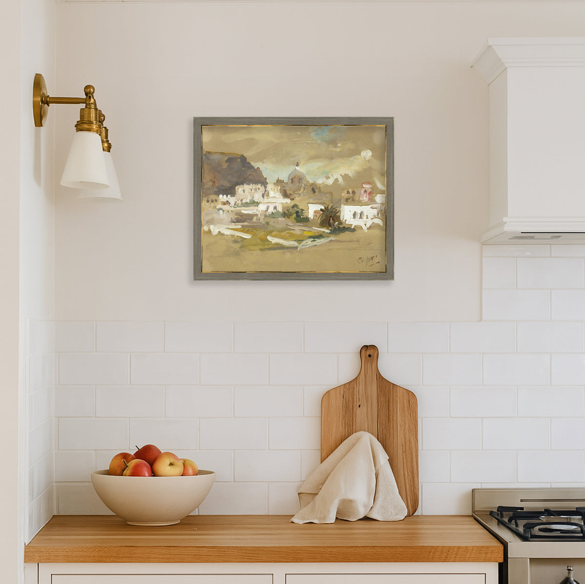 Capri Landscape Archival Reproduction Art Print