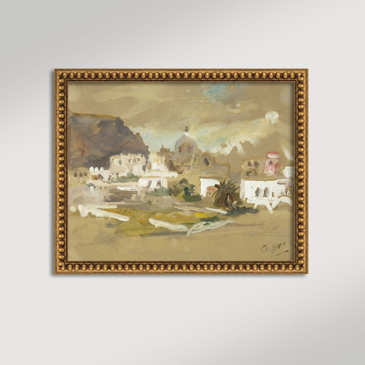 Capri Landscape Archival Reproduction Art Print