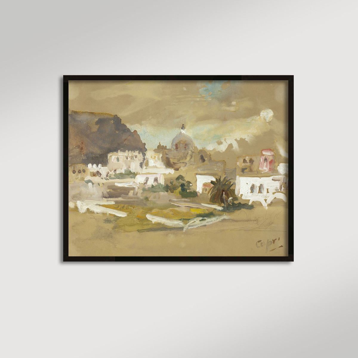 Capri Landscape Archival Reproduction Art Print