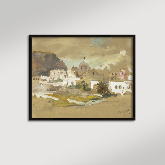 Capri Landscape Archival Reproduction Art Print