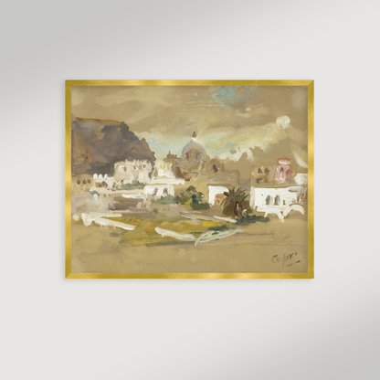 Capri Landscape Archival Reproduction Art Print