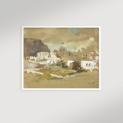 Capri Landscape Archival Reproduction Art Print