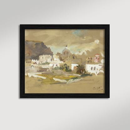 Capri Landscape Archival Reproduction Art Print