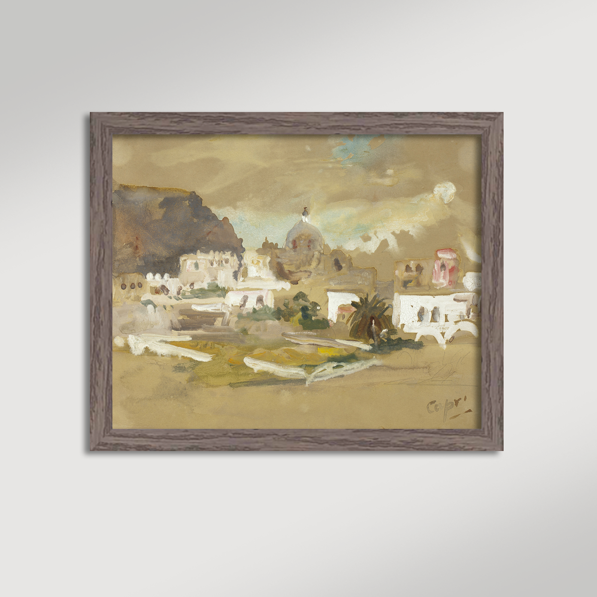 Capri Landscape Archival Reproduction Art Print