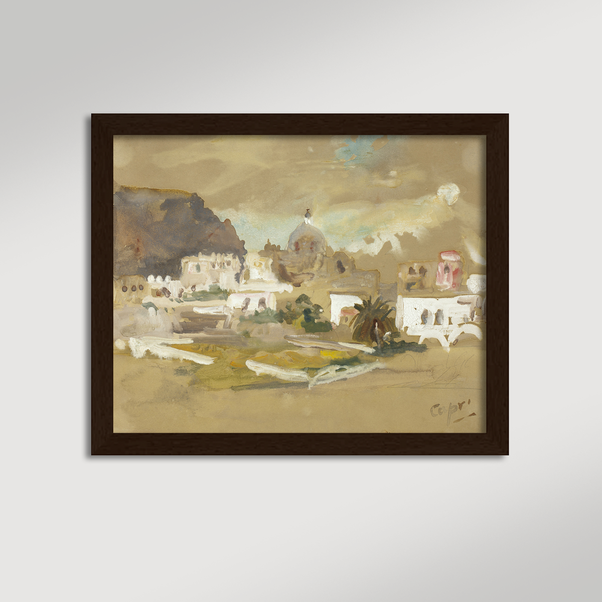 Capri Landscape Archival Reproduction Art Print