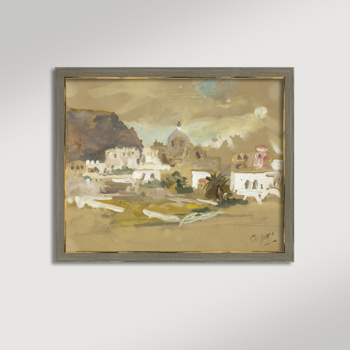 Capri Landscape Archival Reproduction Art Print