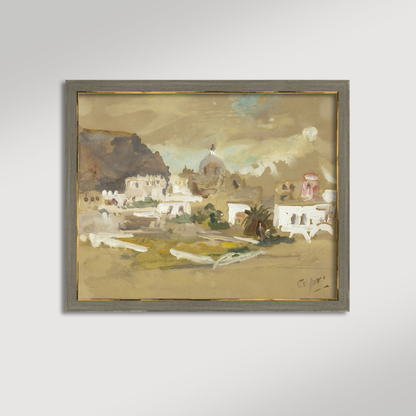 Capri Landscape Archival Reproduction Art Print