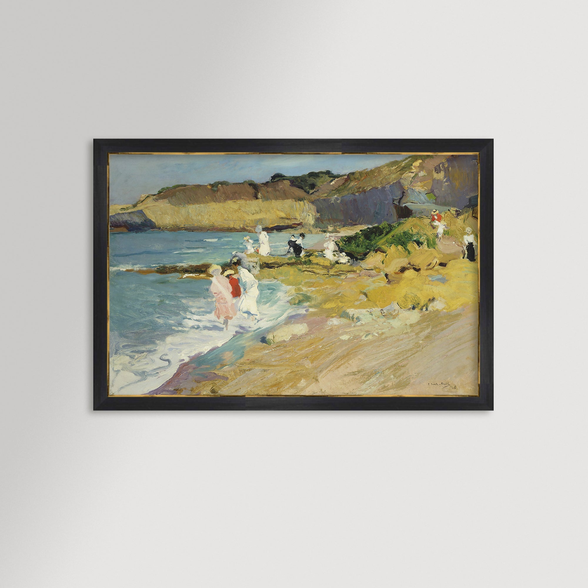 Coastal Beach Impressionist Art Print - Casey Grace Studio, LLC