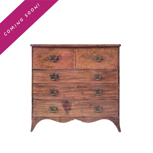 Vintage secretary cabinet with flip-down writing desk and lower storage, mid-century Asian design, refinished in high-gloss lacquer.