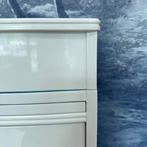 Freya - Vintage art deco desk, dry-bar or entry table, finished in