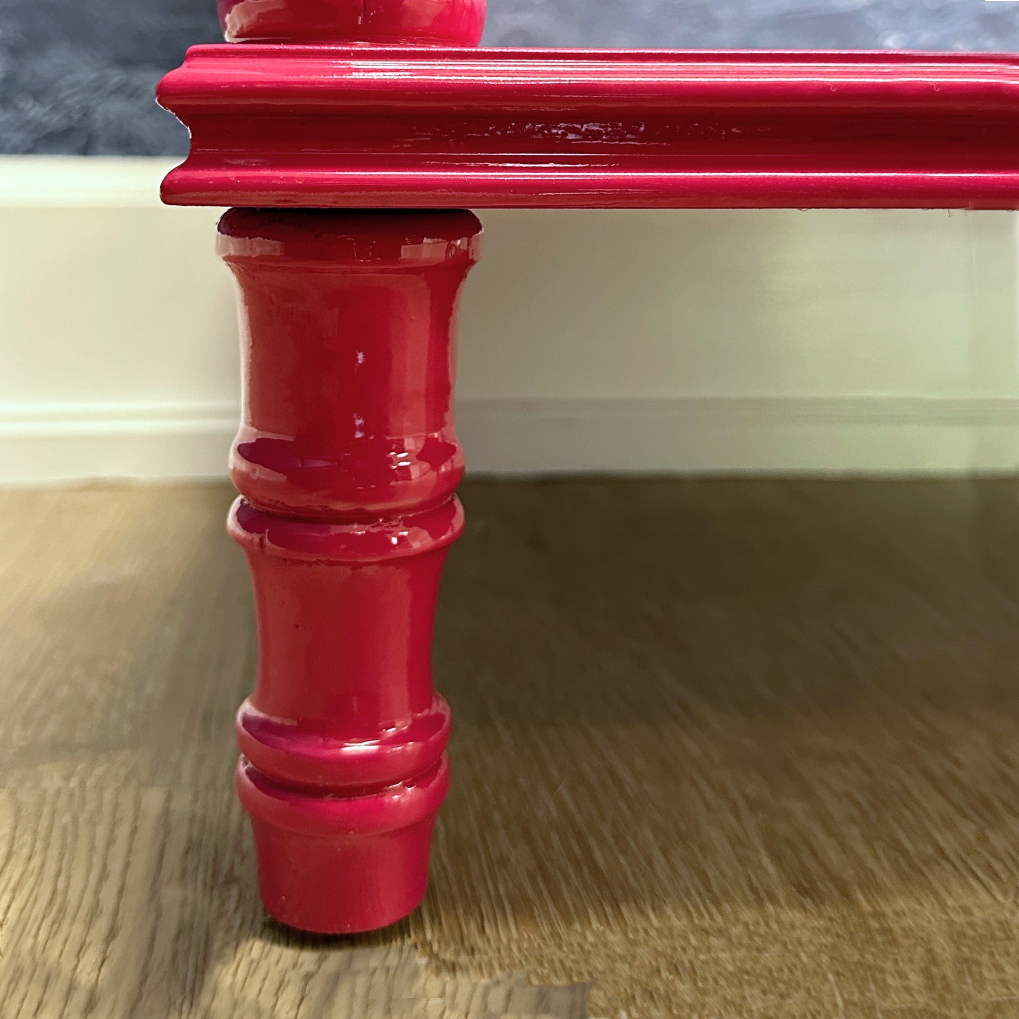 Lexi - Vintage Thomasville faux bamboo console, entryway table