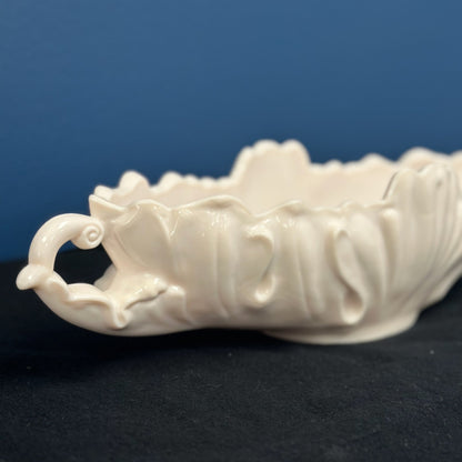 Pink Milk Glass Vase or Fruit Bowl / Home Decor - Casey Grace Studio, LLC