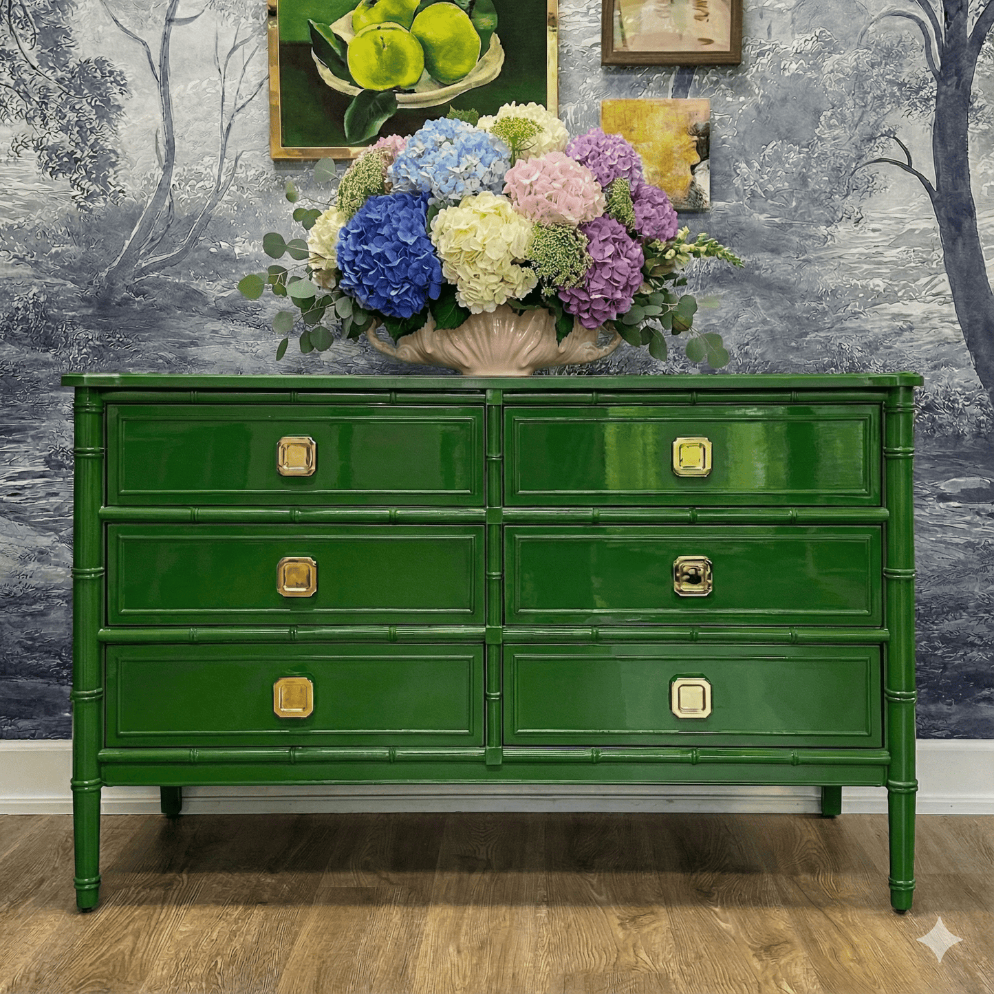 Pink Milk Glass Vase or Fruit Bowl / Home Decor - Casey Grace Studio, LLC