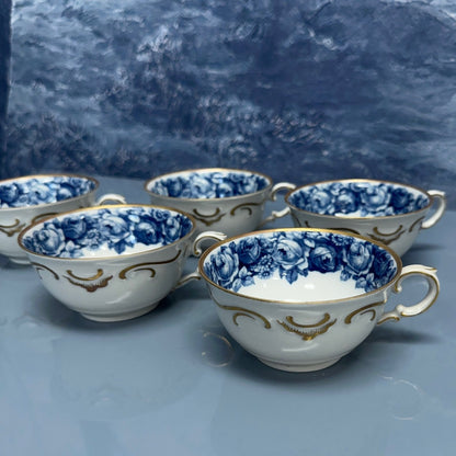 Shumann Bavaria Vintage Tea Set "Heirloom Blue" / Home Decor - Casey Grace Studio, LLC