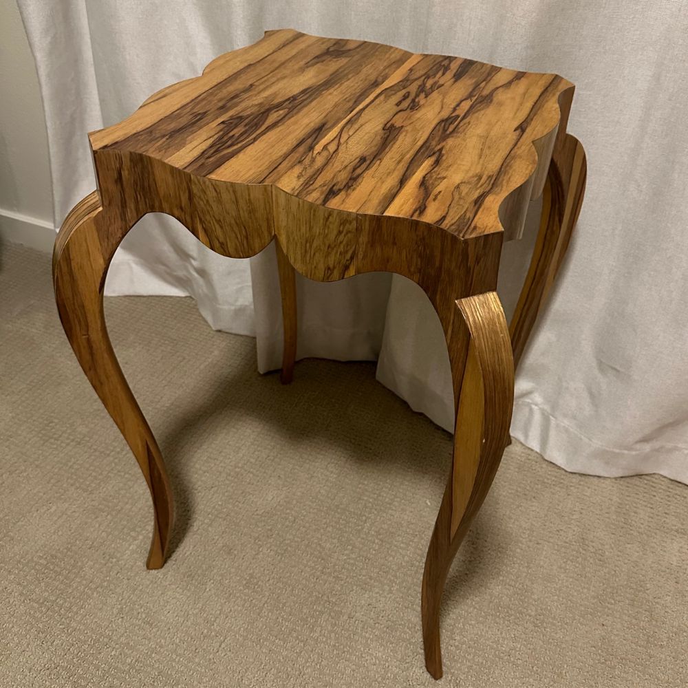 Signed Keno Brothers End Table - Casey Grace Studio, LLC