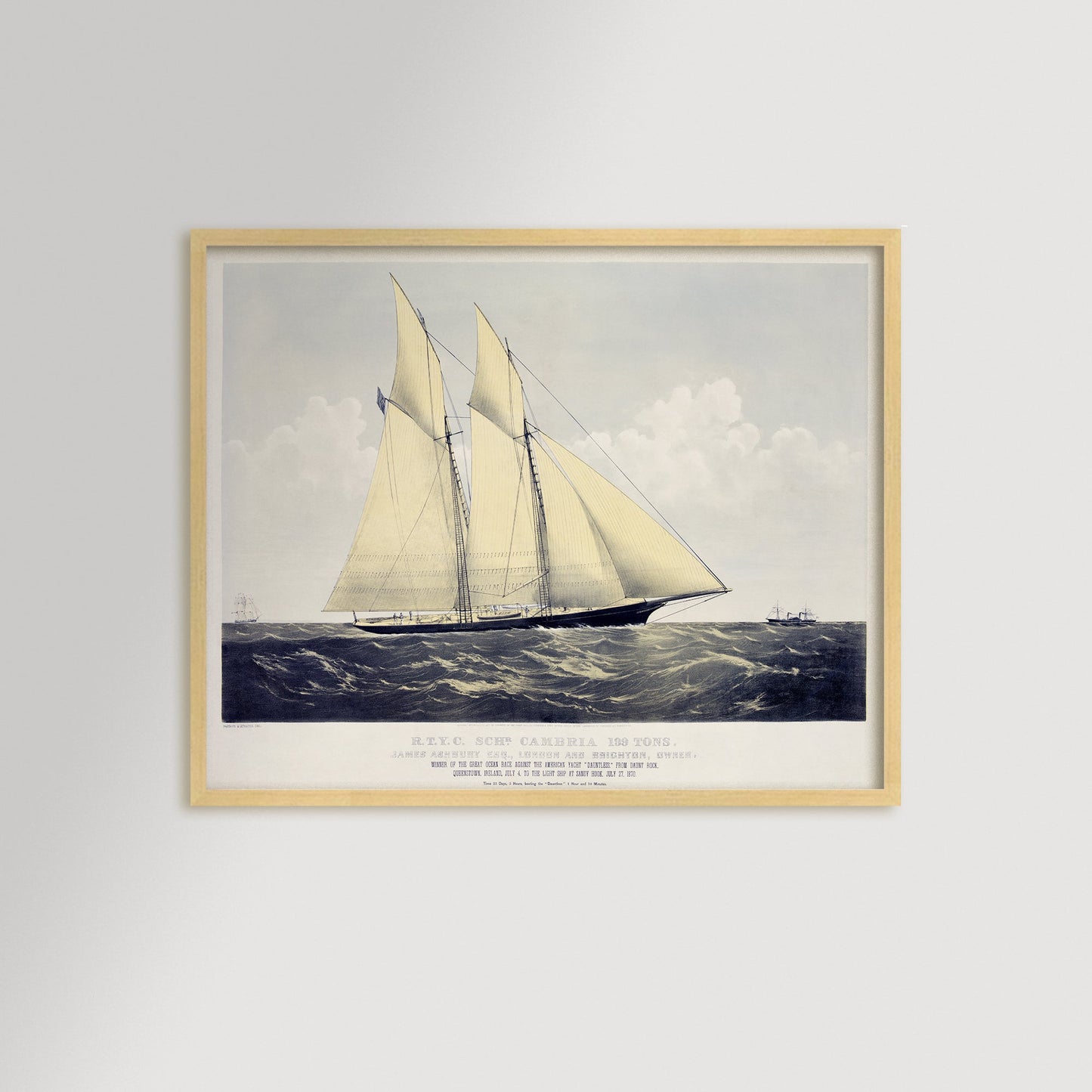 Vintage Irish Schooner Art Print / Art Prints - Casey Grace Studio, LLC