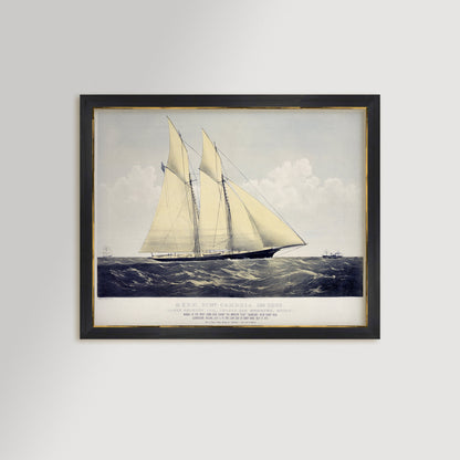 Vintage Irish Schooner Art Print / Art Prints - Casey Grace Studio, LLC