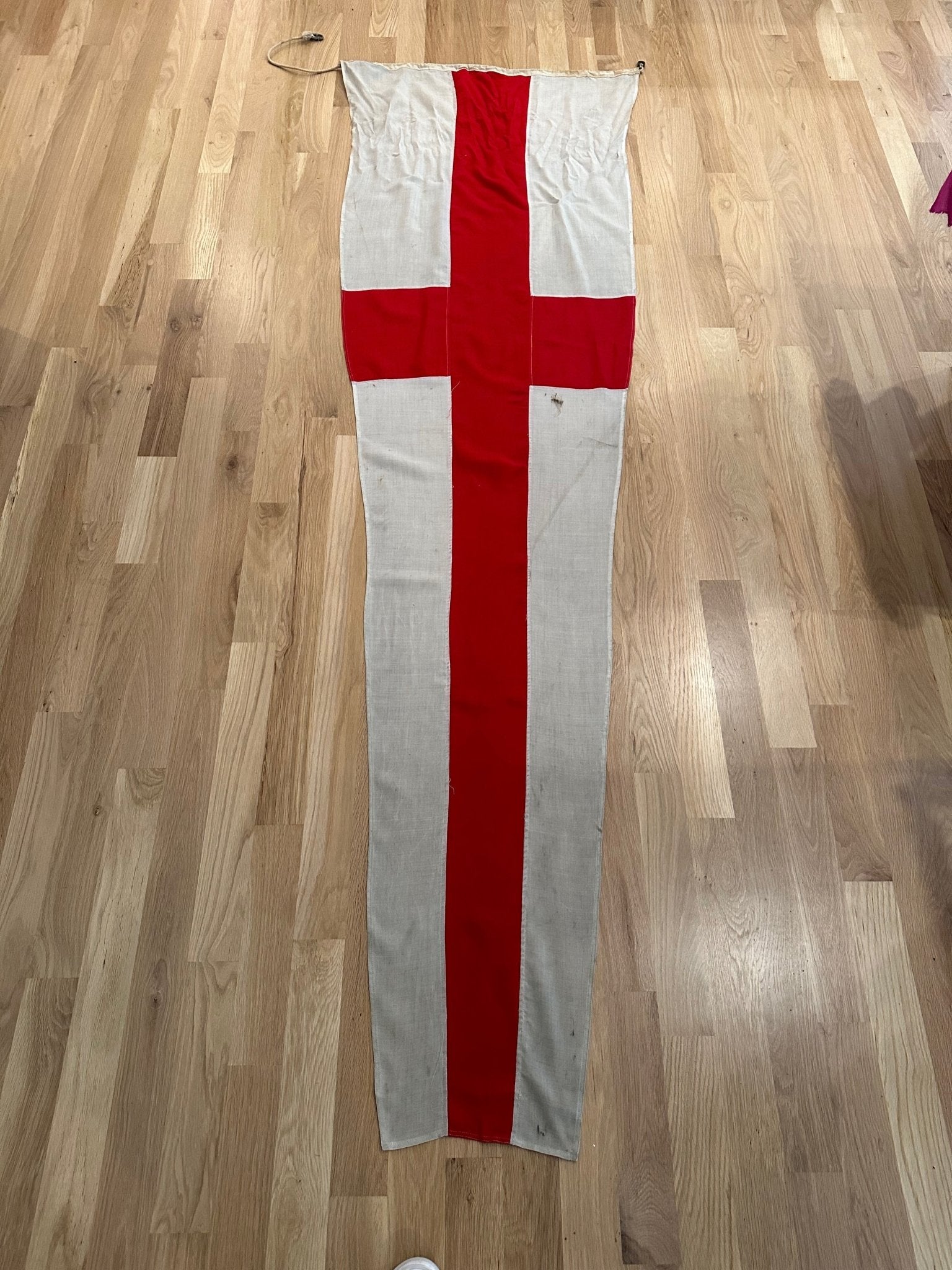 Vintage Nautical Red/White Cross Flag (Copy) - Casey Grace Studio, LLC