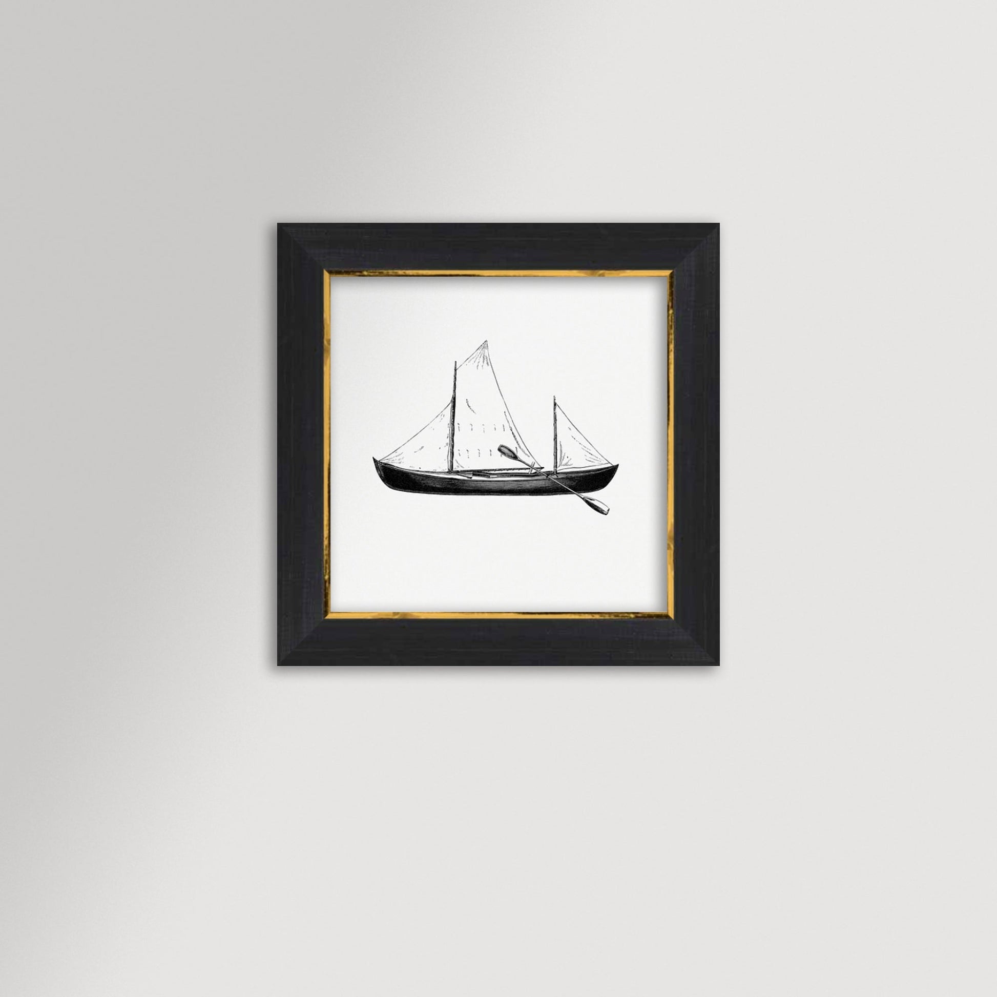 Vintage Row Boat Art Print / Art Prints - Casey Grace Studio, LLC