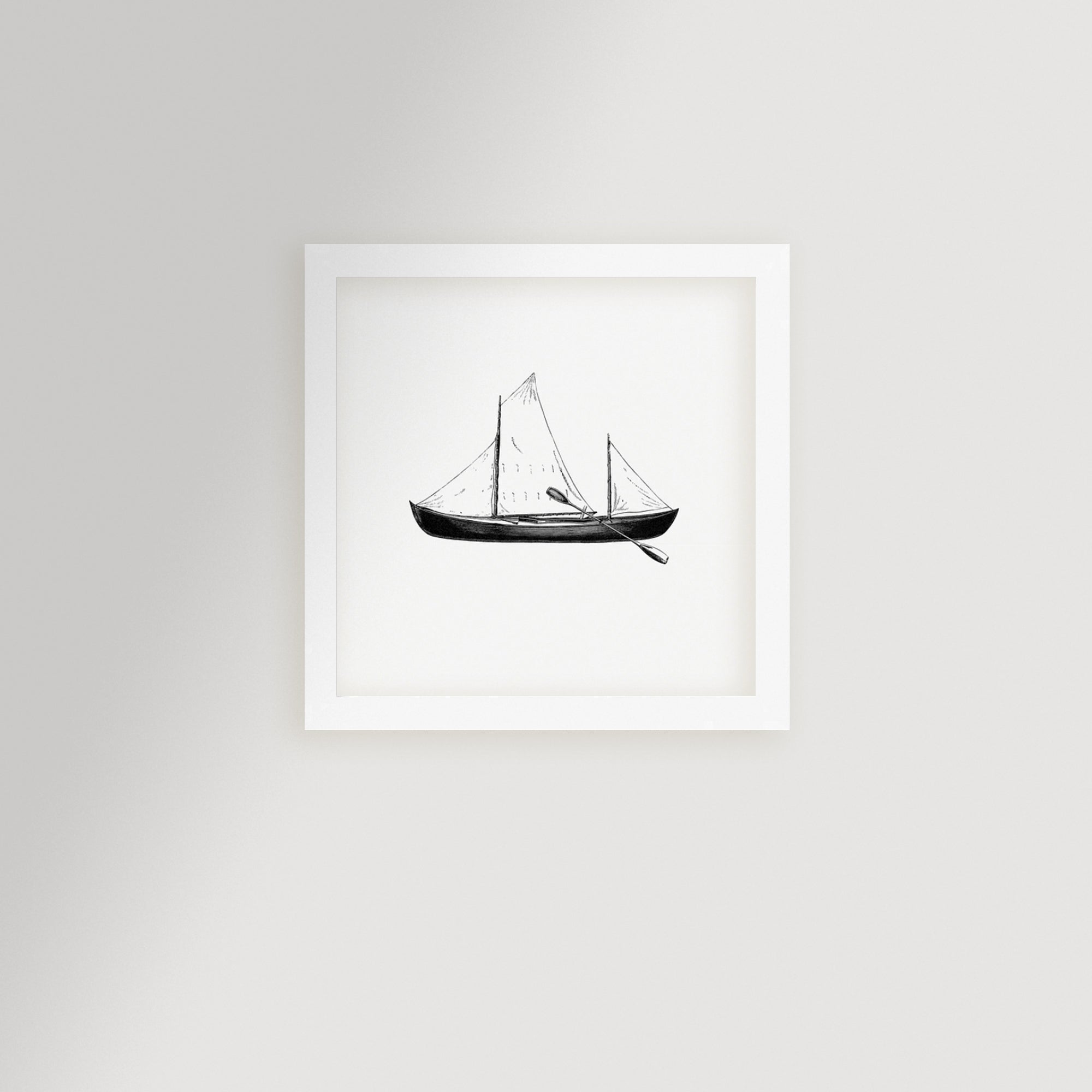 Vintage Row Boat Art Print / Art Prints - Casey Grace Studio, LLC