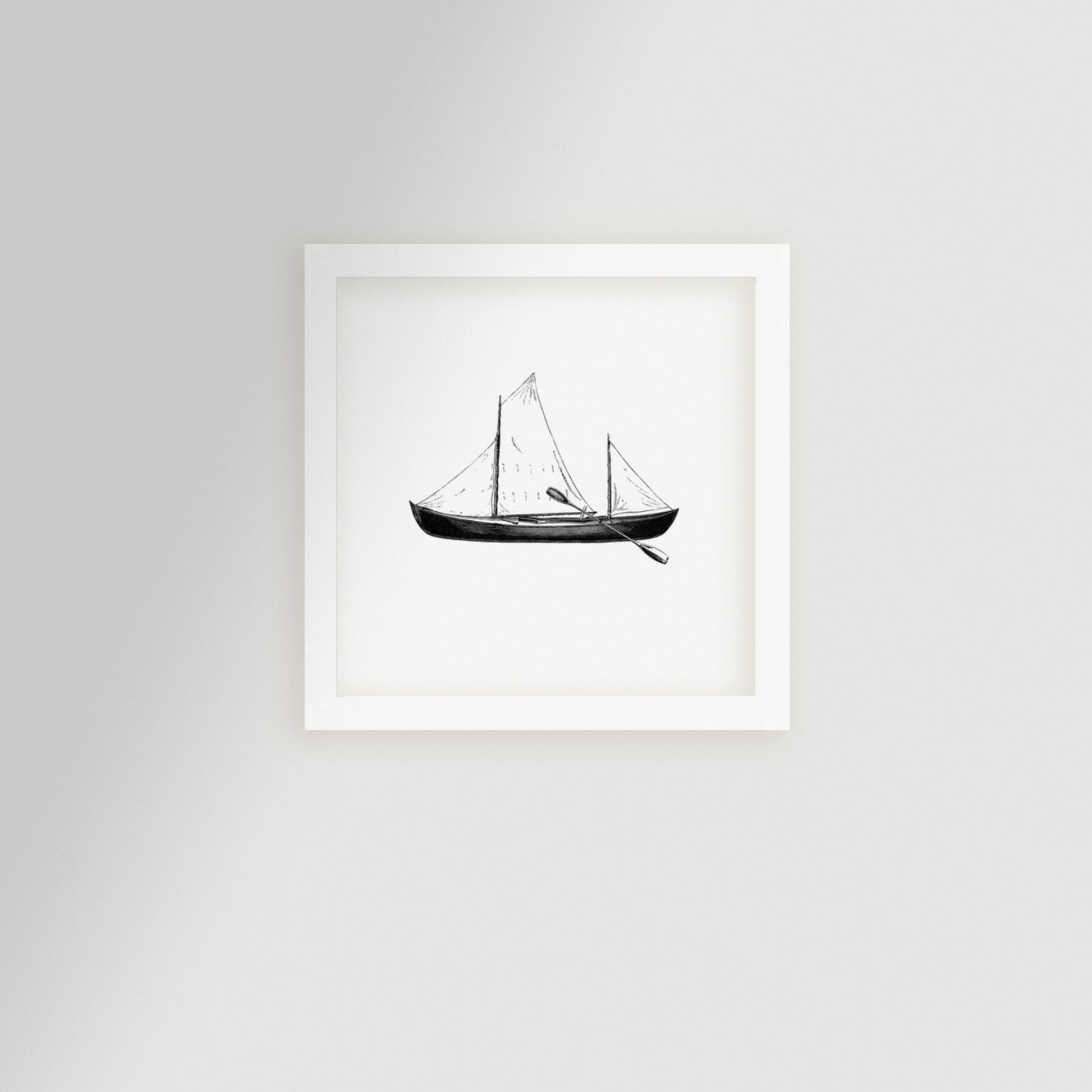 Vintage Row Boat Art Print / Art Prints - Casey Grace Studio, LLC