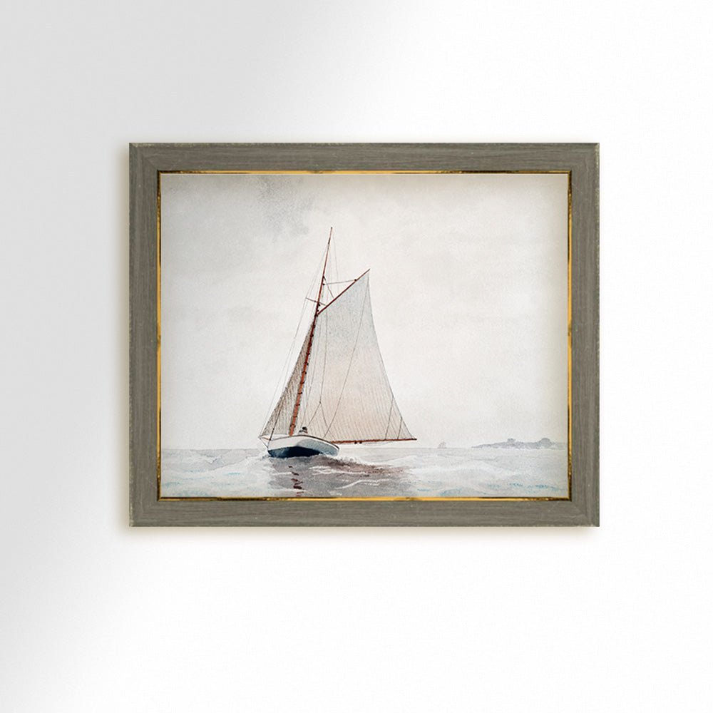 Vintage Sailboat Art Print / Art Prints - Casey Grace Studio, LLC