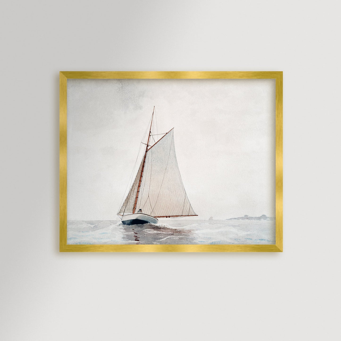 Vintage Sailboat Art Print / Art Prints - Casey Grace Studio, LLC