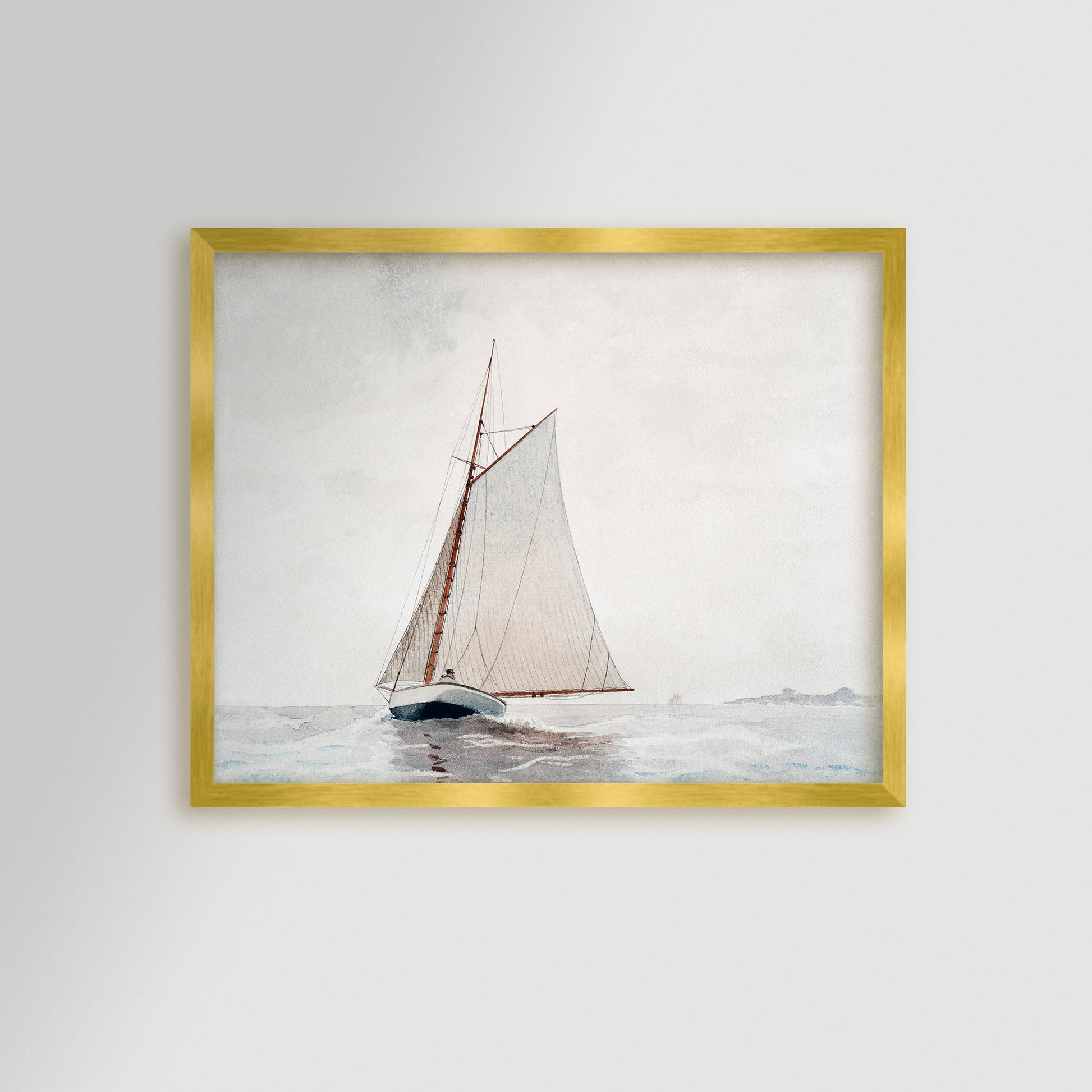 Vintage Sailboat Art Print / Art Prints - Casey Grace Studio, LLC