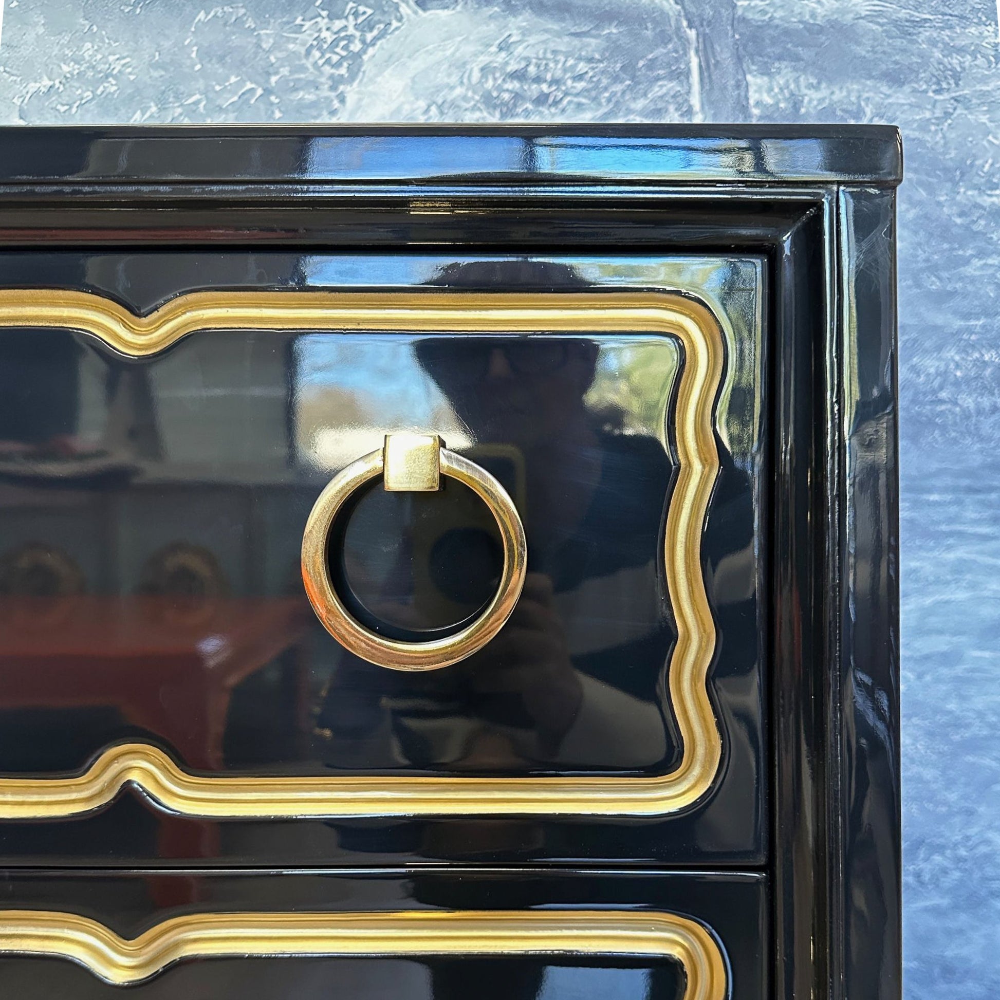 Dorothy - Vintage Dorothy Draper inspired dresser, lacquered to perfection. Casey Grace Studios Dorothy - Vintage Dorothy Draper inspired dresser, lacquered to perfection. Casey Grace Studios