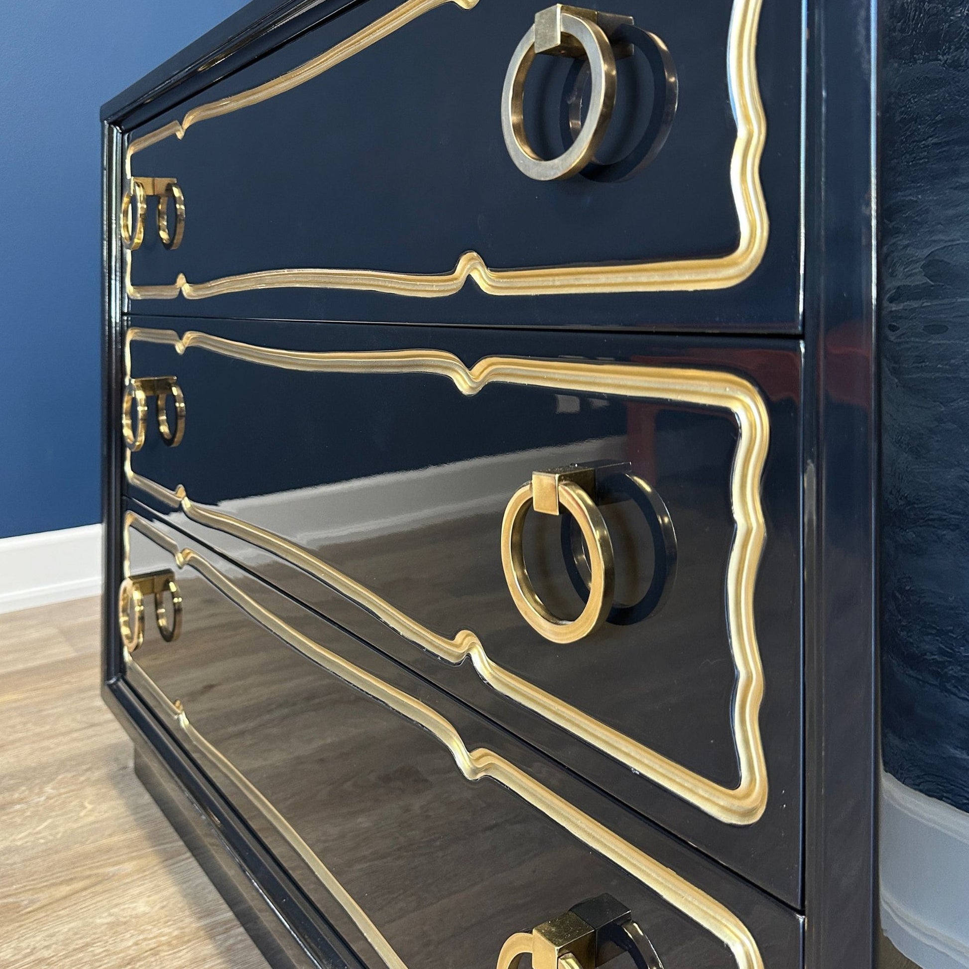 Dorothy - Vintage Dorothy Draper inspired dresser, lacquered to perfection. Casey Grace Studios Dorothy - Vintage Dorothy Draper inspired dresser, lacquered to perfection. Casey Grace Studios