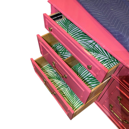 "Gianna" Thomasville Faux Bamboo 9 Drawers