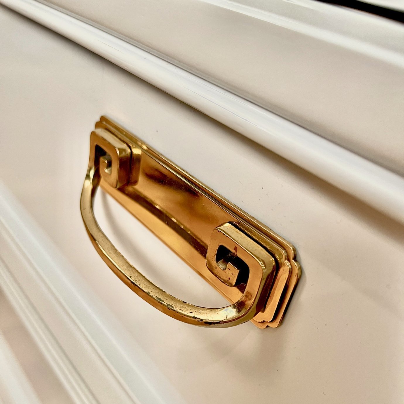 Graham / Dressers / Lowboys lacquered in a high gloss soft grey. Custom lacquer finishing services available. - Casey Grace Studio, LLC